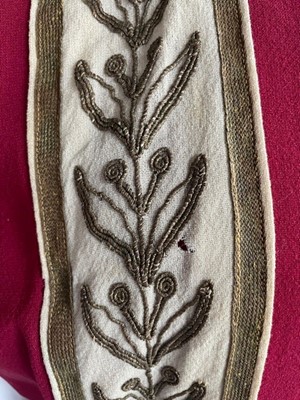 Lot 103 - Kenneth Williams's tunic worn in the film 'Carry on Cleo' for his role as Julius Caesar, 1964