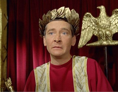 Lot 103 - Kenneth Williams's tunic worn in the film 'Carry on Cleo' for his role as Julius Caesar, 1964