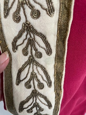 Lot 103 - Kenneth Williams's tunic worn in the film 'Carry on Cleo' for his role as Julius Caesar, 1964