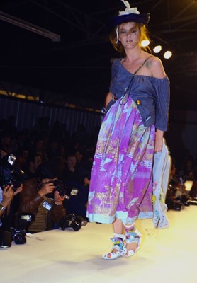 Lot 163 - A Westwood/McLaren 'Punkature' collection ensemble, Spring-Summer 1983