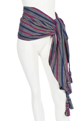 Lot 159 - Two Westwood/McLaren cotton sashes, 'Pirate' collection, Autumn-Winter 1981-82