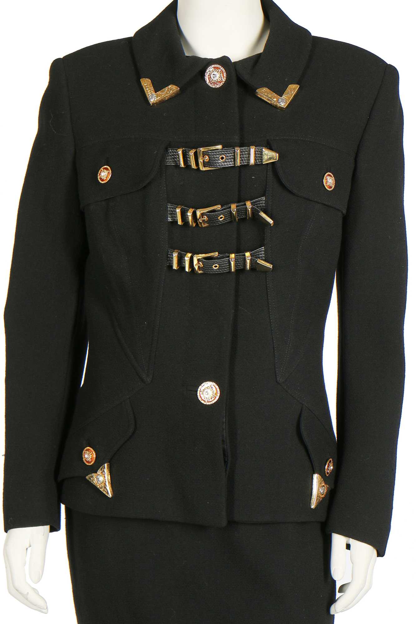 Lot 194 - A Gianni Versace 'Bondage' suit, Autumn/Winter 1992-93