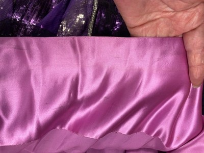 Lot 64 - A fine and rare Paul Poiret purple sequined evening dress, 1928