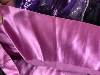 Lot 64 - A fine and rare Paul Poiret purple sequined evening dress, 1928