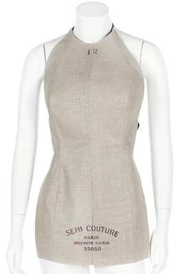 Lot 193 - A Martin Margiela 'Semi Couture' mannequin-shaped backless bodice, Autumn-Winter 1997-98