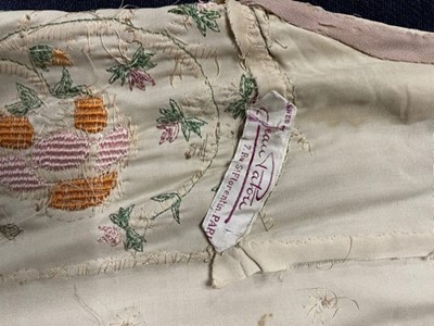 Lot 62 - A Jean Patou couture embroidered velvet cocktail dress, 1925-26