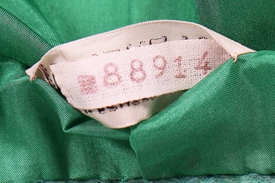Lot 88 - A Balenciaga couture jade-green tweed suit, Autumn-Winter 1963-64