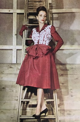 Lot 71 - A fine and rare Balenciaga couture embroidered bolero bodice, Spring-Summer 1946