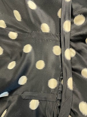 Lot 76 - A fine Balenciaga couture polka-dot satin dinner dress, Model 103, Autumn-Winter 1953