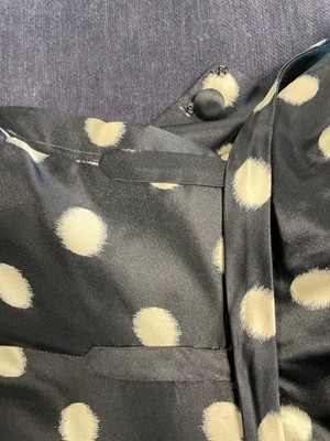 Lot 76 - A fine Balenciaga couture polka-dot satin dinner dress, Model 103, Autumn-Winter 1953