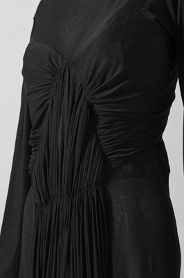 Lot 67 - A rare and early Alix / Madame Grès couture draped silk jersey evening gown, circa 1936