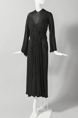 Lot 67 - A rare and early Alix / Madame Grès couture draped silk jersey evening gown, circa 1936