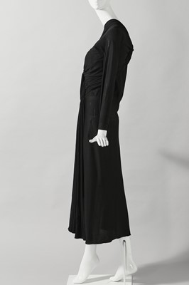 Lot 67 - A rare and early Alix / Madame Grès couture draped silk jersey evening gown, circa 1936