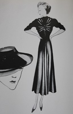 Lot 67 - A rare and early Alix / Madame Grès couture draped silk jersey evening gown, circa 1936