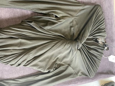 Lot 67 - A rare and early Alix / Madame Grès couture draped silk jersey evening gown, circa 1936