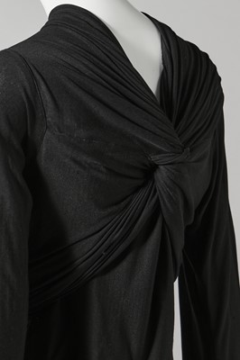 Lot 67 - A rare and early Alix / Madame Grès couture draped silk jersey evening gown, circa 1936