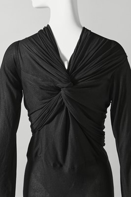 Lot 67 - A rare and early Alix / Madame Grès couture draped silk jersey evening gown, circa 1936