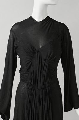Lot 67 - A rare and early Alix / Madame Grès couture draped silk jersey evening gown, circa 1936