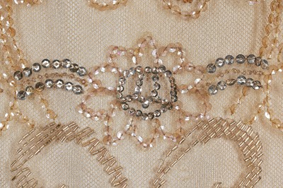 Lot 60 - A Callot Soeurs tangerine tulle flapper dress, circa 1925