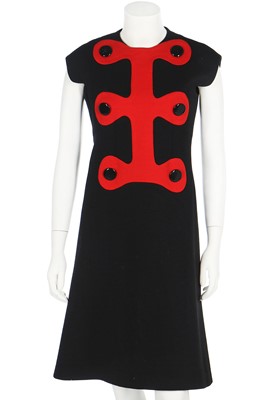 Lot 141 - A Pierre Cardin jersey dinner dress, circa 1970