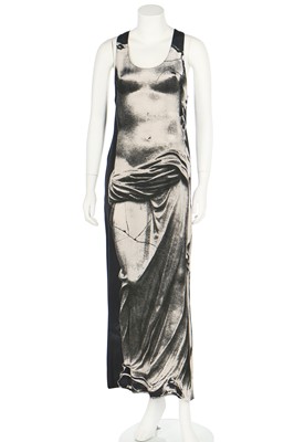 Lot 217 - A Jean Paul Gaultier printed silk 'statue' dress, Spring-Summer 1999