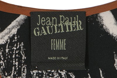 Lot 217 - A Jean Paul Gaultier printed silk 'statue' dress, Spring-Summer 1999
