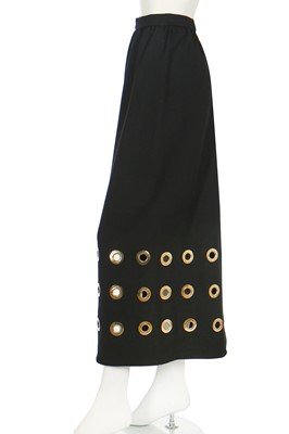 Lot 142 - A Pierre Cardin cutwork maxi skirt, circa 1970