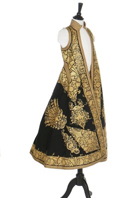 Lot 254 - A woman's embroidered wedding robe, Piri Piri, Greek or Albanian Ottoman, late 19th century
