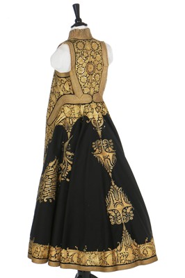 Lot 254 - A woman's embroidered wedding robe, Piri Piri, Greek or Albanian Ottoman, late 19th century