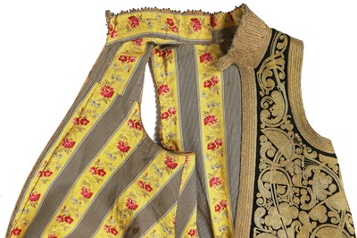 Lot 254 - A woman's embroidered wedding robe, Piri Piri, Greek or Albanian Ottoman, late 19th century