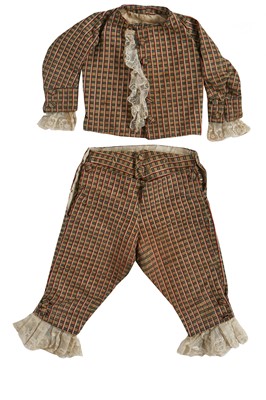Lot 34 - A rare boys' suit, French, late 18th century