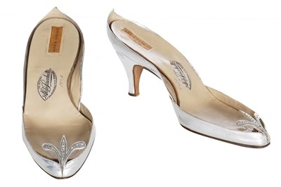 Lot 93 - A pair of Aldo Sacchetti 'Invisible' shoes, circa 1965
