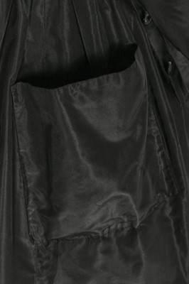 Lot 81 - A Christian Dior New York black paper taffeta dinner dress, 1951
