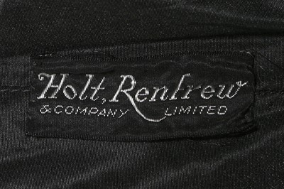 Lot 81 - A Christian Dior New York black paper taffeta dinner dress, 1951