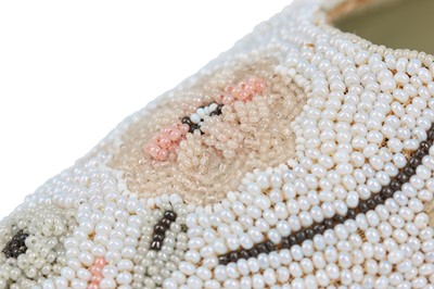 Lot 91 - A fine and rare Roger Vivier beaded evening shoe, 1963-64