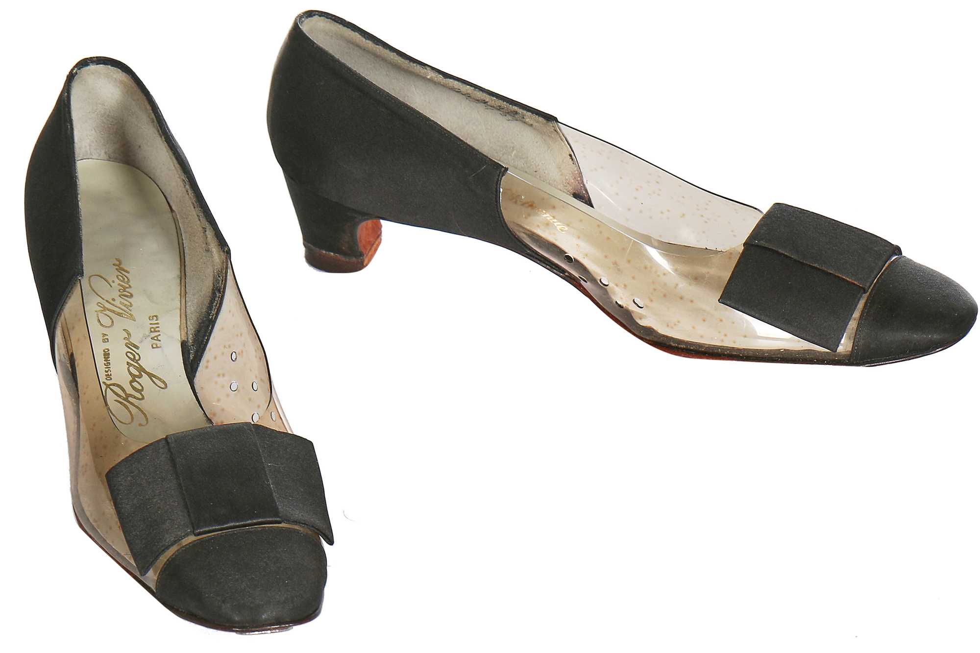 Lot 92 - Two pairs of Roger Vivier shoes, 1960s