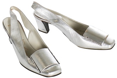 Lot 92 - Two pairs of Roger Vivier shoes, 1960s
