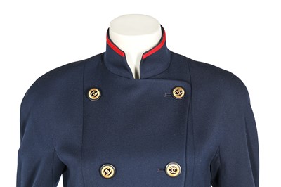 Lot 9 - A Chanel by Lagerfeld military-inspired coat, 1990s