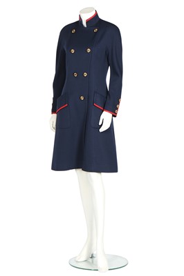 Lot 9 - A Chanel by Lagerfeld military-inspired coat, 1990s