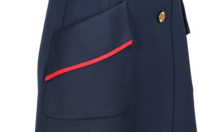 Lot 9 - A Chanel by Lagerfeld military-inspired coat, 1990s