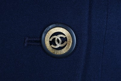 Lot 9 - A Chanel by Lagerfeld military-inspired coat, 1990s