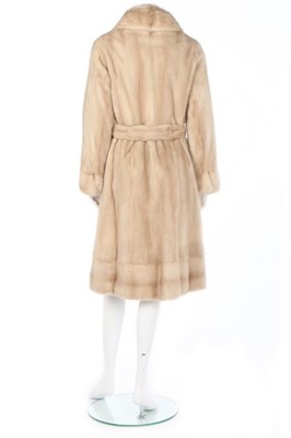 Lot 16 - A Noble Furs blonde mink coat, 1960s,...