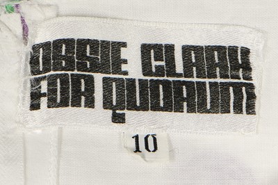 Lot 95 - A rare and early Ossie Clark printed cotton dress, 1965