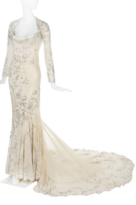 Lot 245 - A Christian Dior by John Galliano haute couture lace bridal gown, Spring-Summer 2003