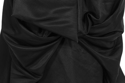Lot 247 - A Christian Dior by John Galliano black silk faille evening gown, Autumn-Winter 2008