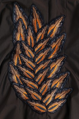 Lot 221 - A Givenchy by Alexander McQueen changeant silk-wool cocktail dress, Spring-Summer 1998