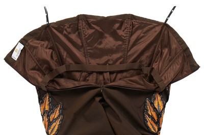 Lot 221 - A Givenchy by Alexander McQueen changeant silk-wool cocktail dress, Spring-Summer 1998