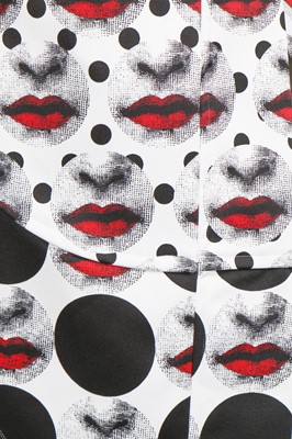 Lot 242 - A Comme des Garçons men's Fornasetti-printed polyester tailcoat, Spring-Summer 2017