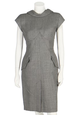 Lot 222 - An Alexander McQueen grey wool dress, 'Untitled' collection, Spring-Summer 1998