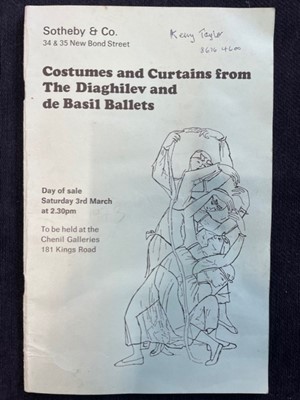 Lot 51 - de Basil Ballets Russes Costume for the 'Bluebird', after Bakst's design, 1940s